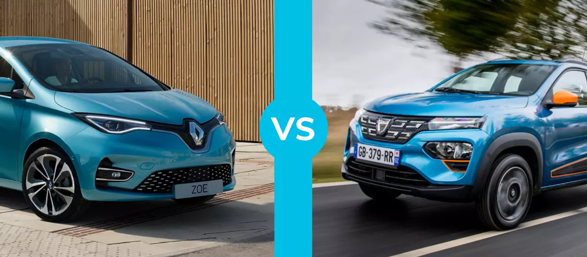 Renault Zoé vs Dacia Spring