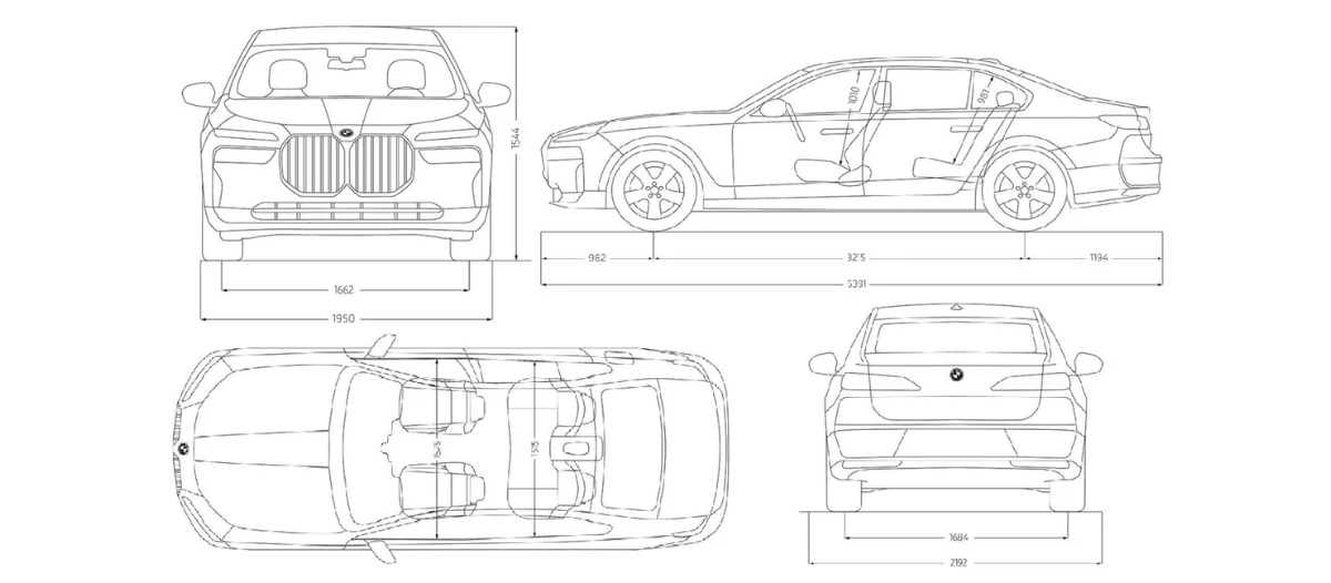 bmw i7 dimensions