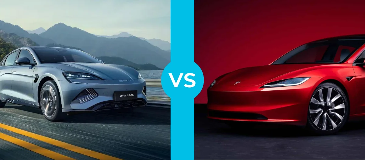 BYD Seal vs Tesla Model 3