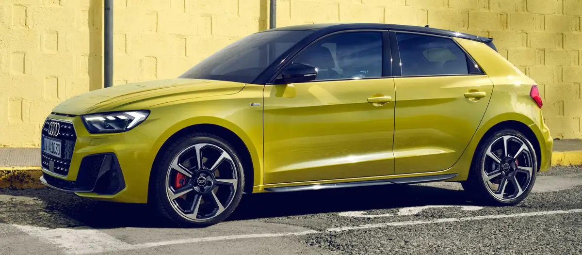 Audi A1 Sportback jaune